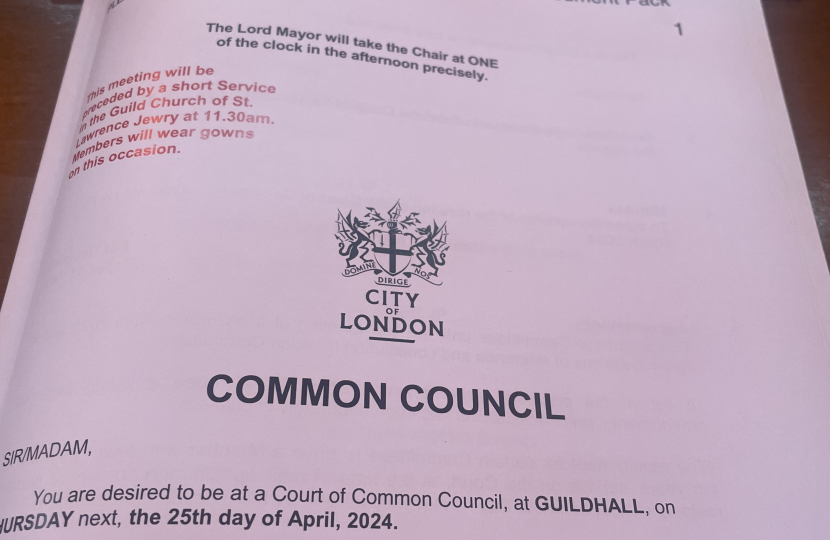 Summons for Common Council